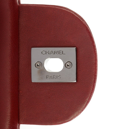 Chanel Lambskin Quilted Large 3 Flap Red 6 of 8