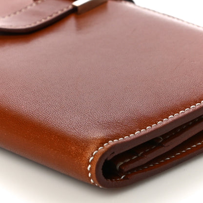 Hermes Tadelakt Bearn Wallet Fauve 13 of 19