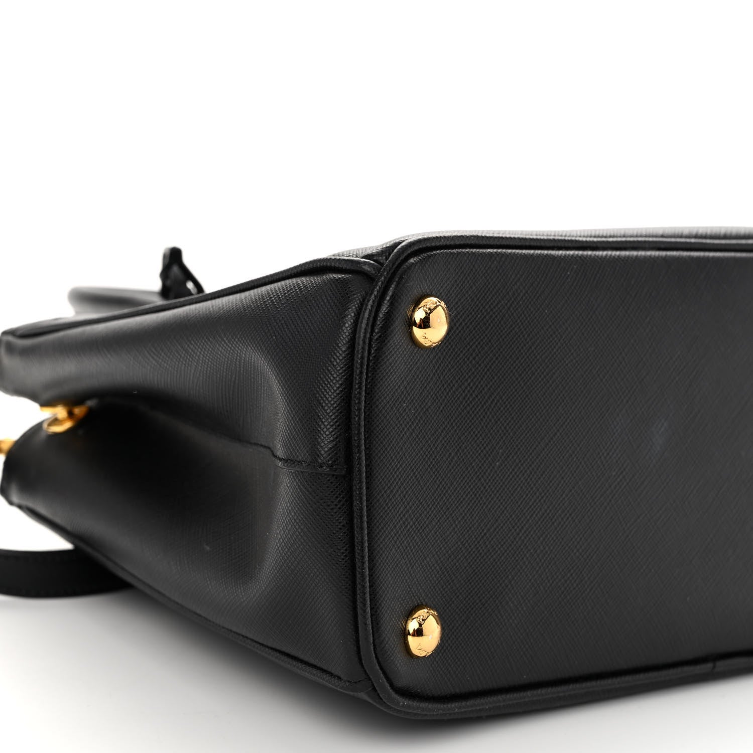 Prada Saffiano Small Galleria Double Zip Tote Black 8 of 9