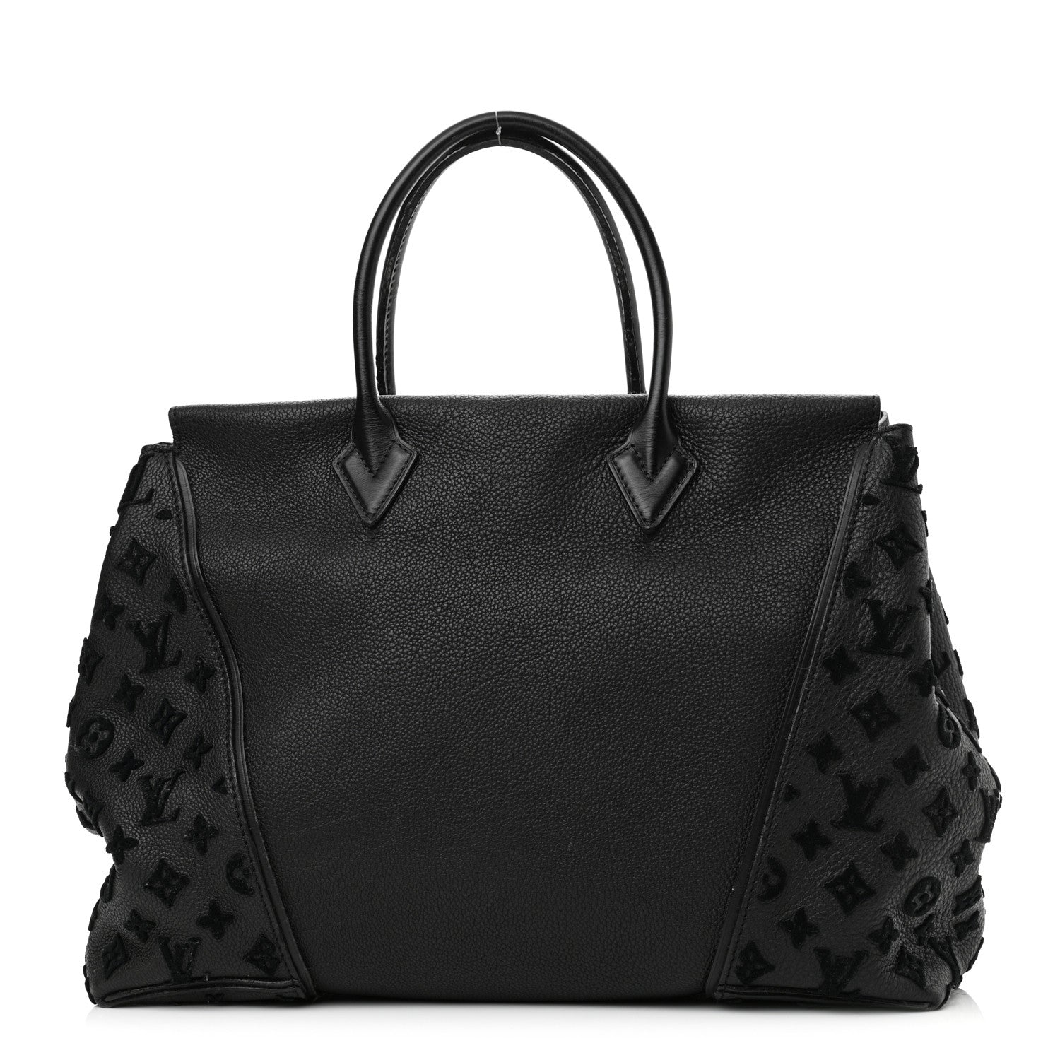 Louis Vuitton Cuir Orfevre Veau Cachemire Tote W GM Black 1 of 14