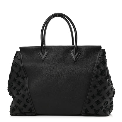 Louis Vuitton Cuir Orfevre Veau Cachemire Tote W GM Black 1 of 14
