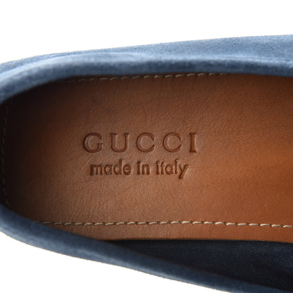 Gucci Suede Web Mens Kanye Driver Loafers 8 Loess 8 of 14