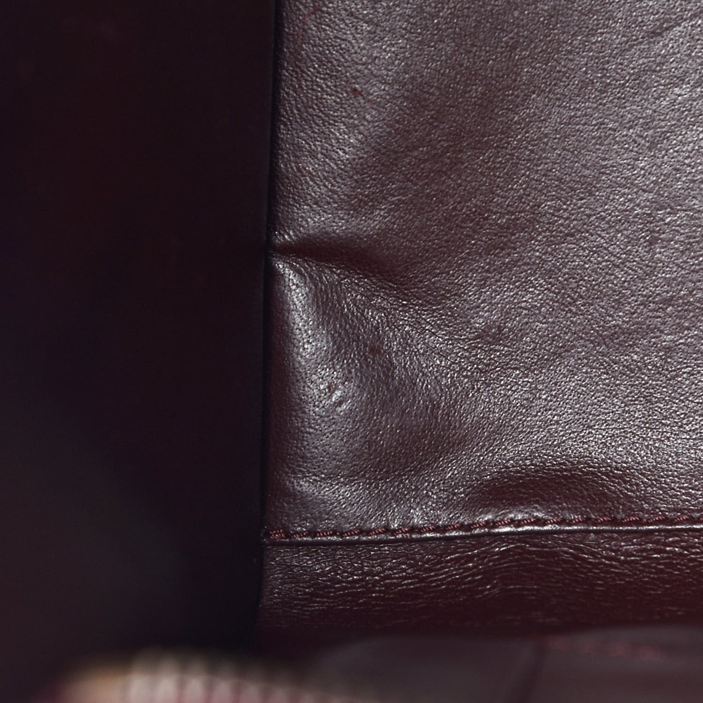 Smooth Calfskin Mini Luggage Burgundy