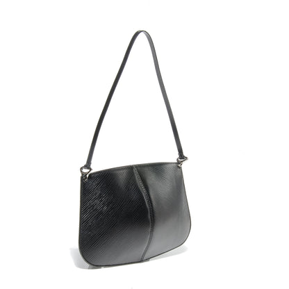 Louis Vuitton Epi Demi Lune Pochette Black 3 of 7