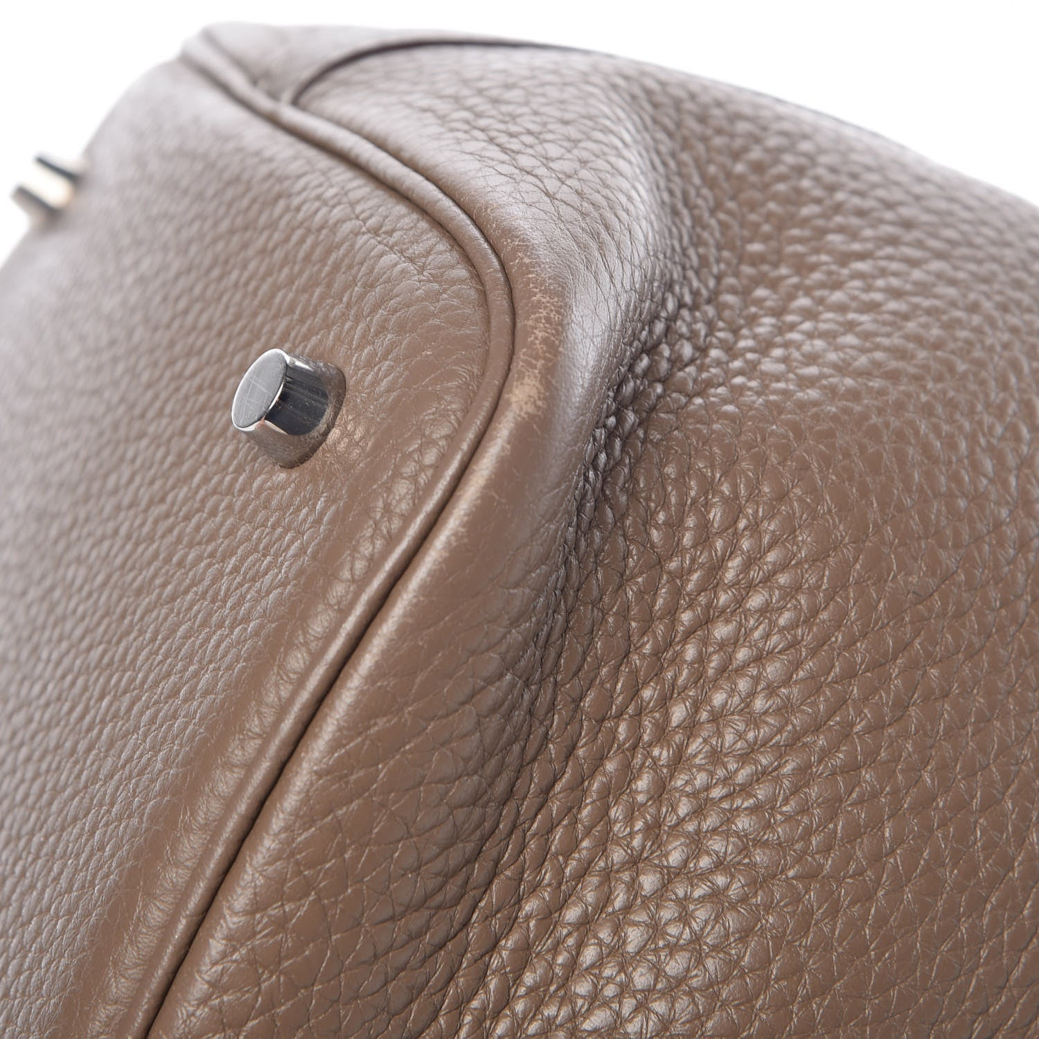 Hermes Taurillon Clemence Picotin Lock 22 MM Etoupe 10 of 12