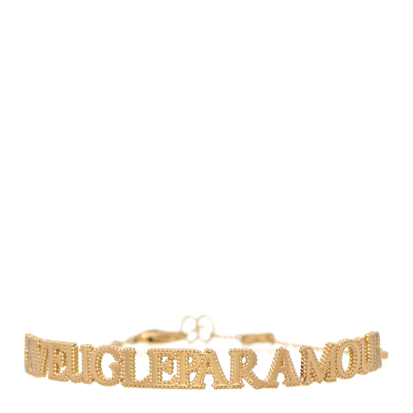 18K Yellow Gold L'Aveugle Par Amour Bracelet