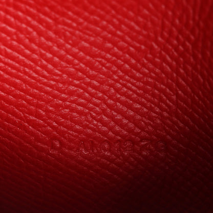 Hermes Epsom Mini Bearn Wallet Rouge Casaque 7 of 8