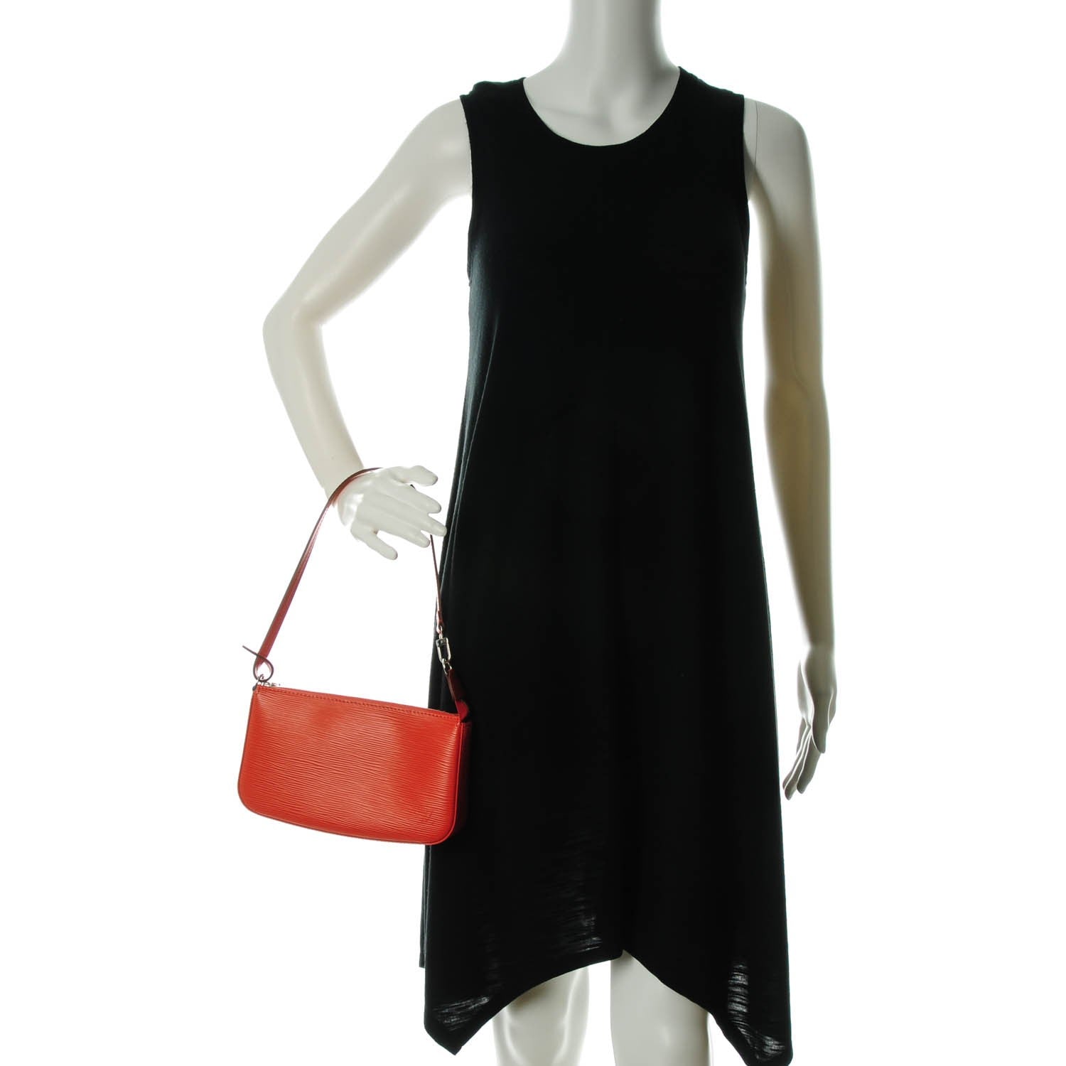 Louis Vuitton Epi Pochette Accessories NM Piment 2 of 7