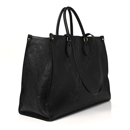 Louis Vuitton Empreinte Monogram Giant Onthego GM Black 3 of 10