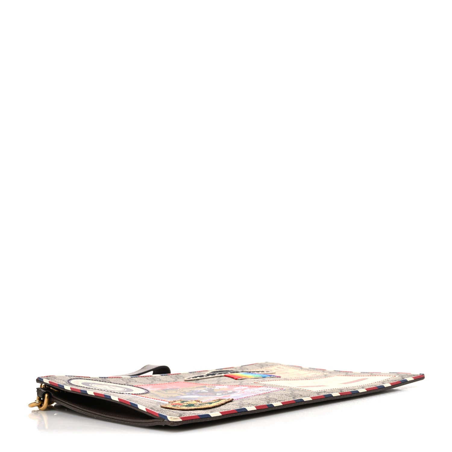 Gucci GG Supreme Monogram Courrier Documents Holder Beige New Acero 4 of 7