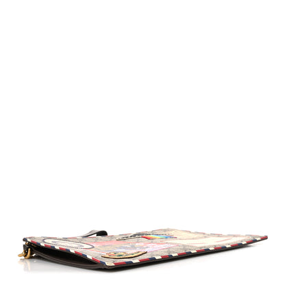 Gucci GG Supreme Monogram Courrier Documents Holder Beige New Acero 4 of 7