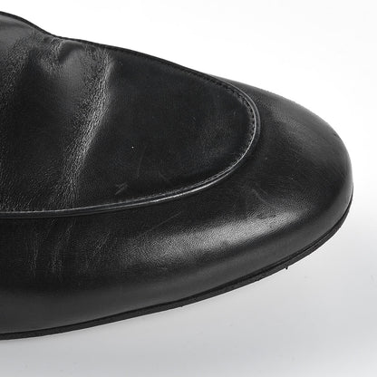 Gucci Calfskin Womens Princetown Slippers 38.5 Black 14 of 16