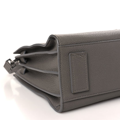 Saint Laurent Grained Calfskin Baby Supple Sac De Jour Fog 8 of 10