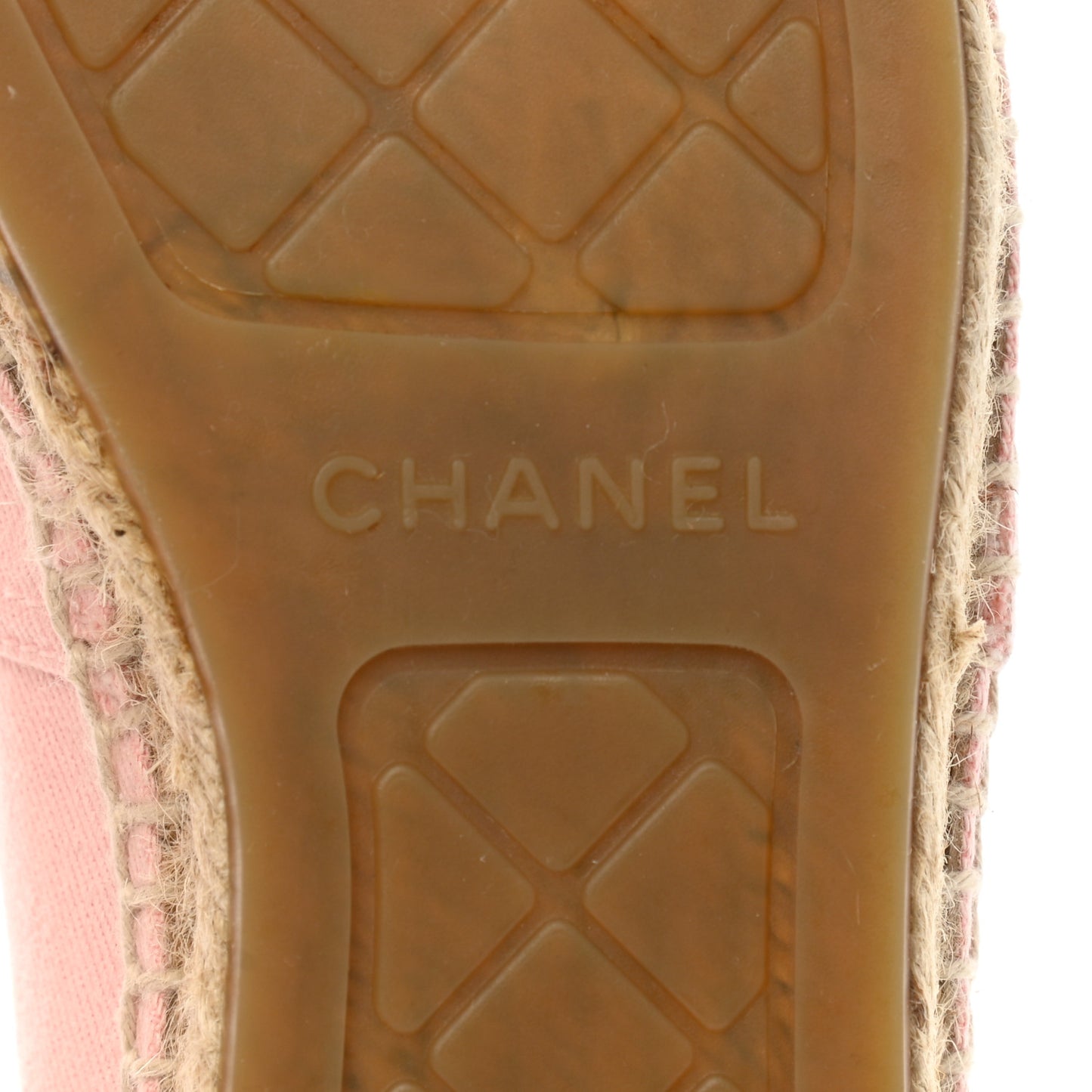 Denim Toile CC Espadrilles 39 Pink Black