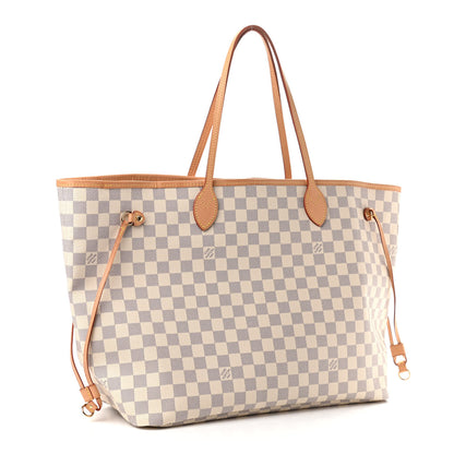 Louis Vuitton Damier Azur Neo Neverfull GM Rose Ballerine 3 of 11