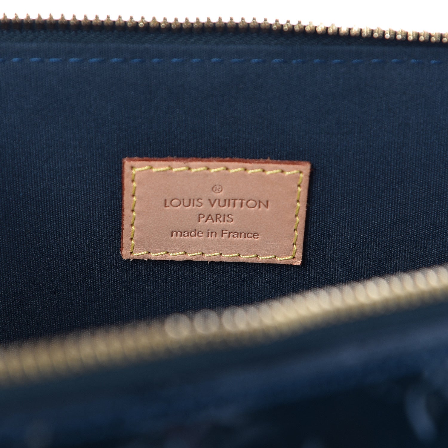 Louis Vuitton Vernis Alma GM Blue Nuit 6 of 11
