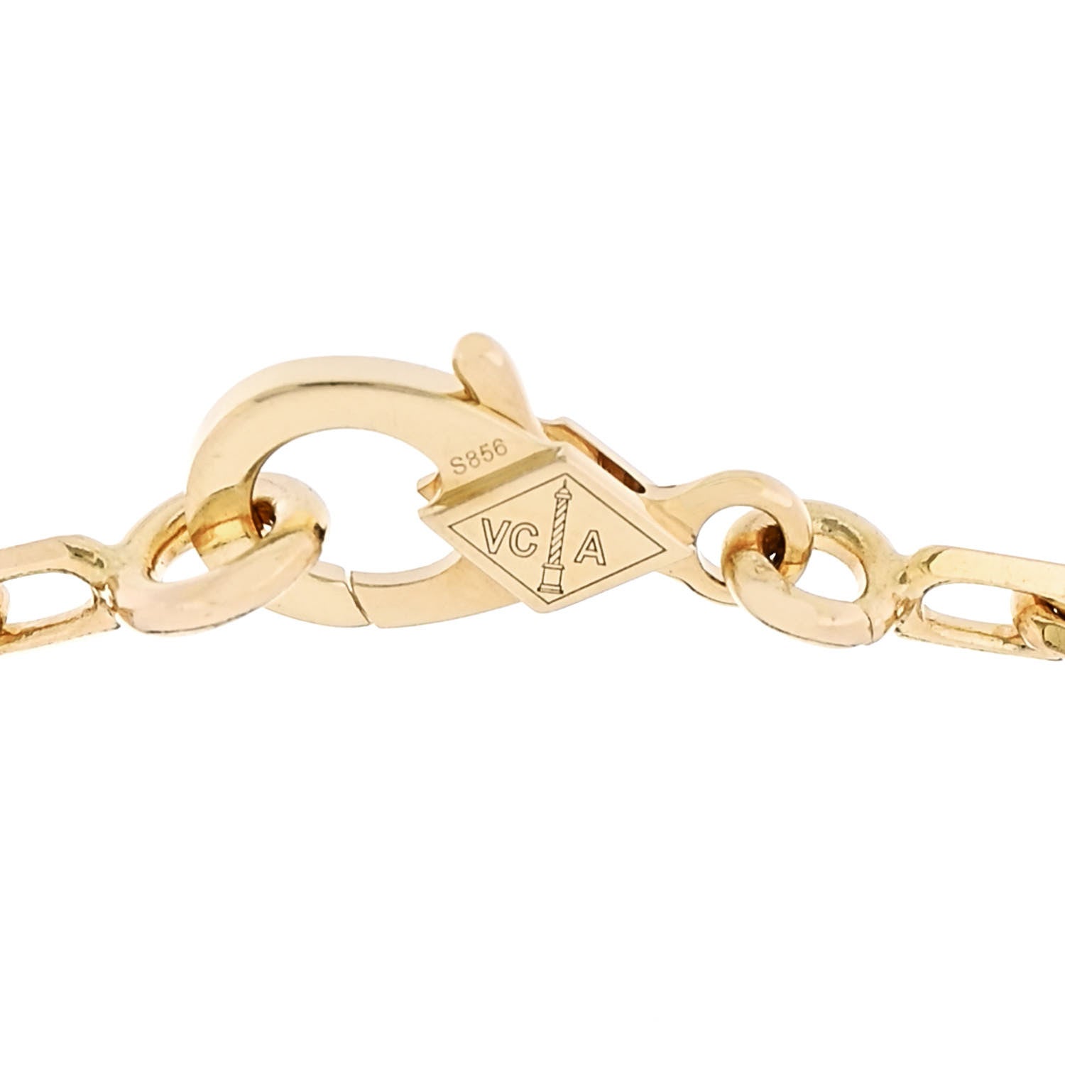 Van Cleef & Arpels 18K Yellow Gold Black Onyx 5 Motifs Vintage Alhambra Bracelet 3 of 6