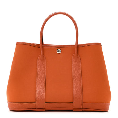 Hermes Toile Negonda Garden Party 30 TPM Orange 1 of 11