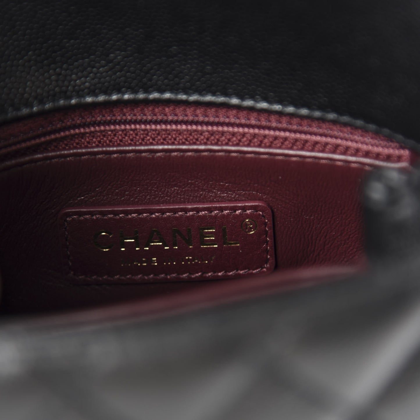 Caviar Quilted Extra Mini Coco Handle Flap Black