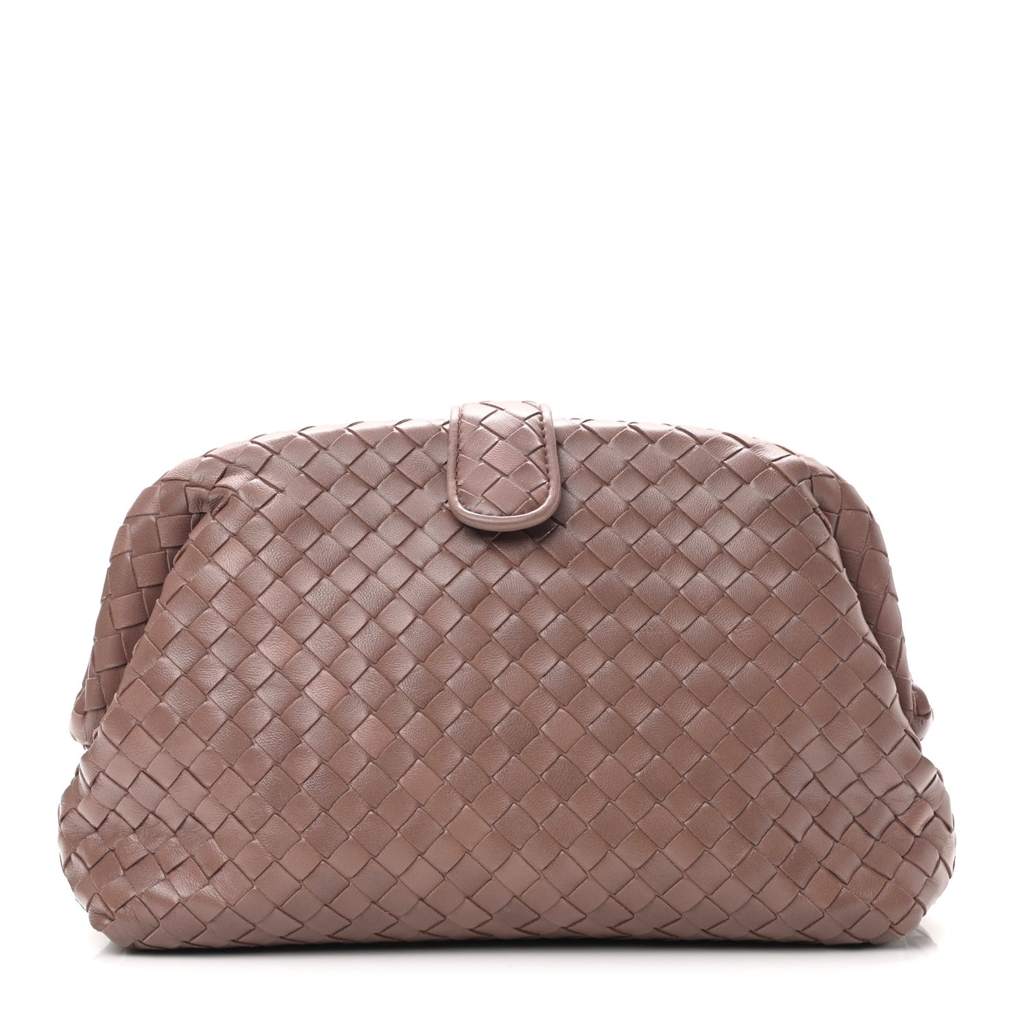 Nappa Intrecciato The Lauren 1980 Clutch Camel