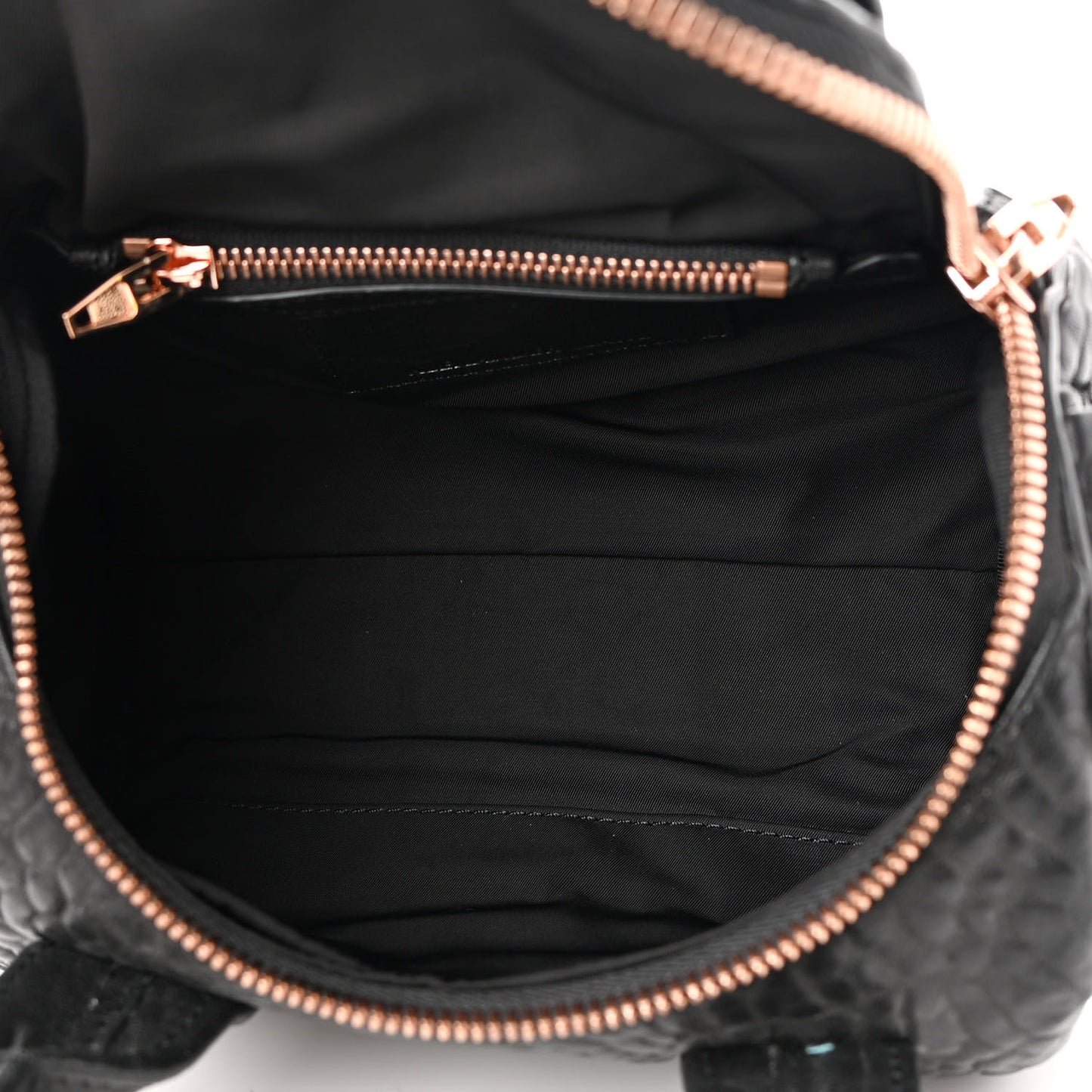 Pebbled Lambskin Rockie Black Rose Gold Hardware