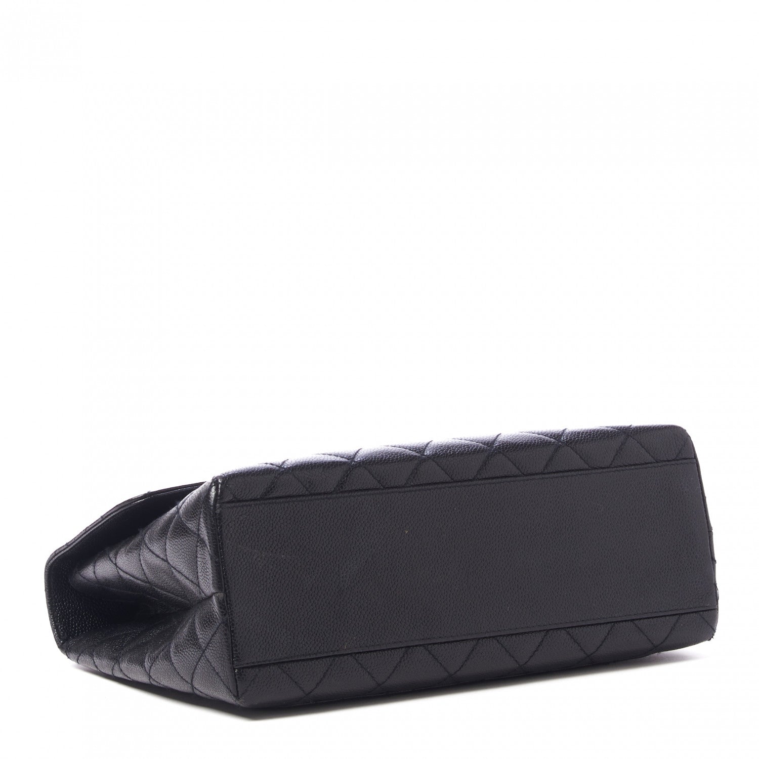 Chanel Caviar Quilted Jumbo Kelly Flap Black 4 of 10