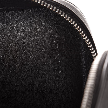Celine Nappa Calfskin Dragonne Pouch Clutch Black 8 of 14