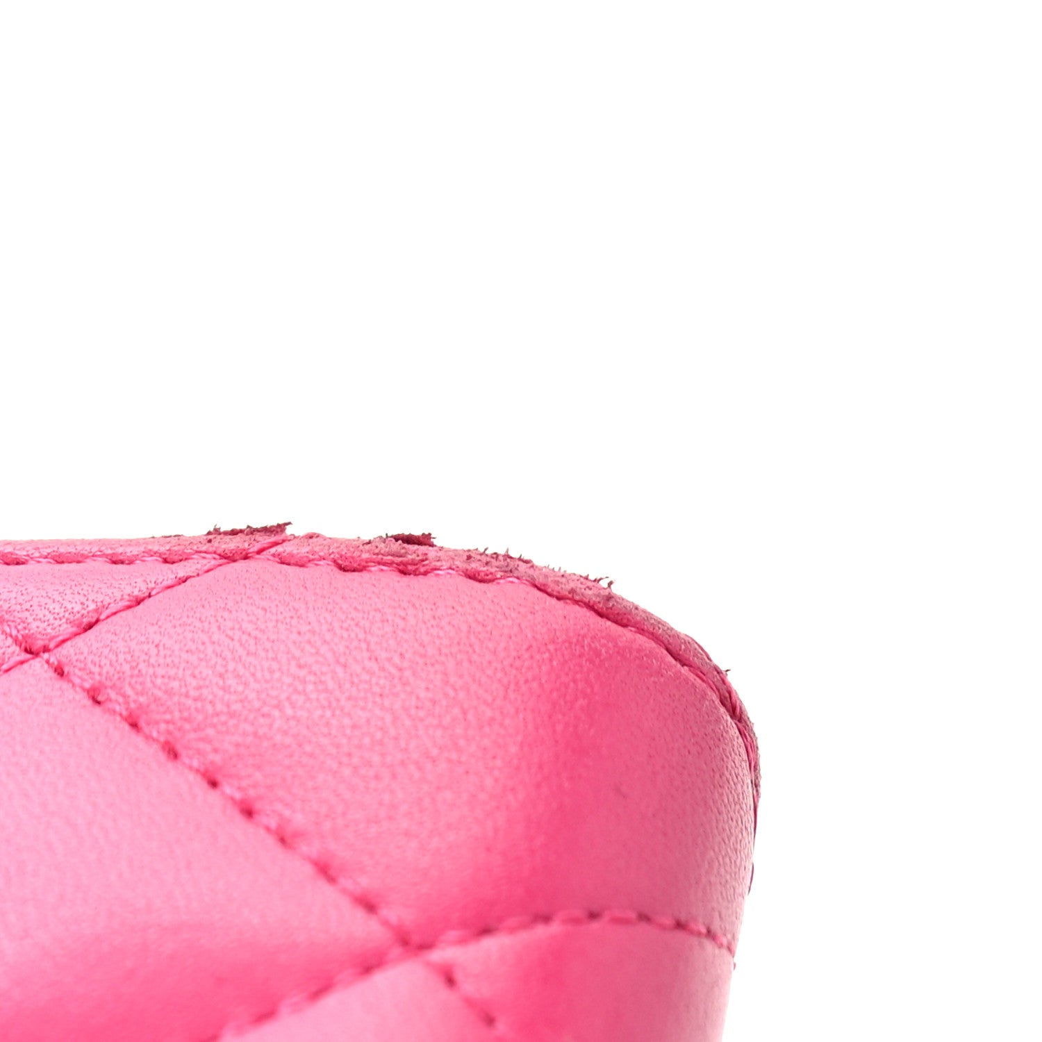 Chanel Lambskin Quilted Flap Card Holder Wallet Pink 11 of 14