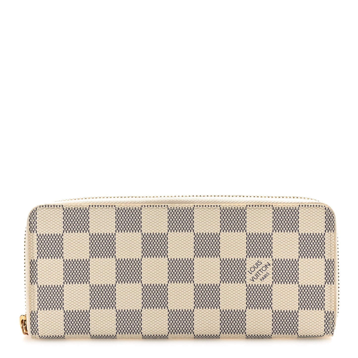 Damier Azur Clemence Wallet Rose Ballerine