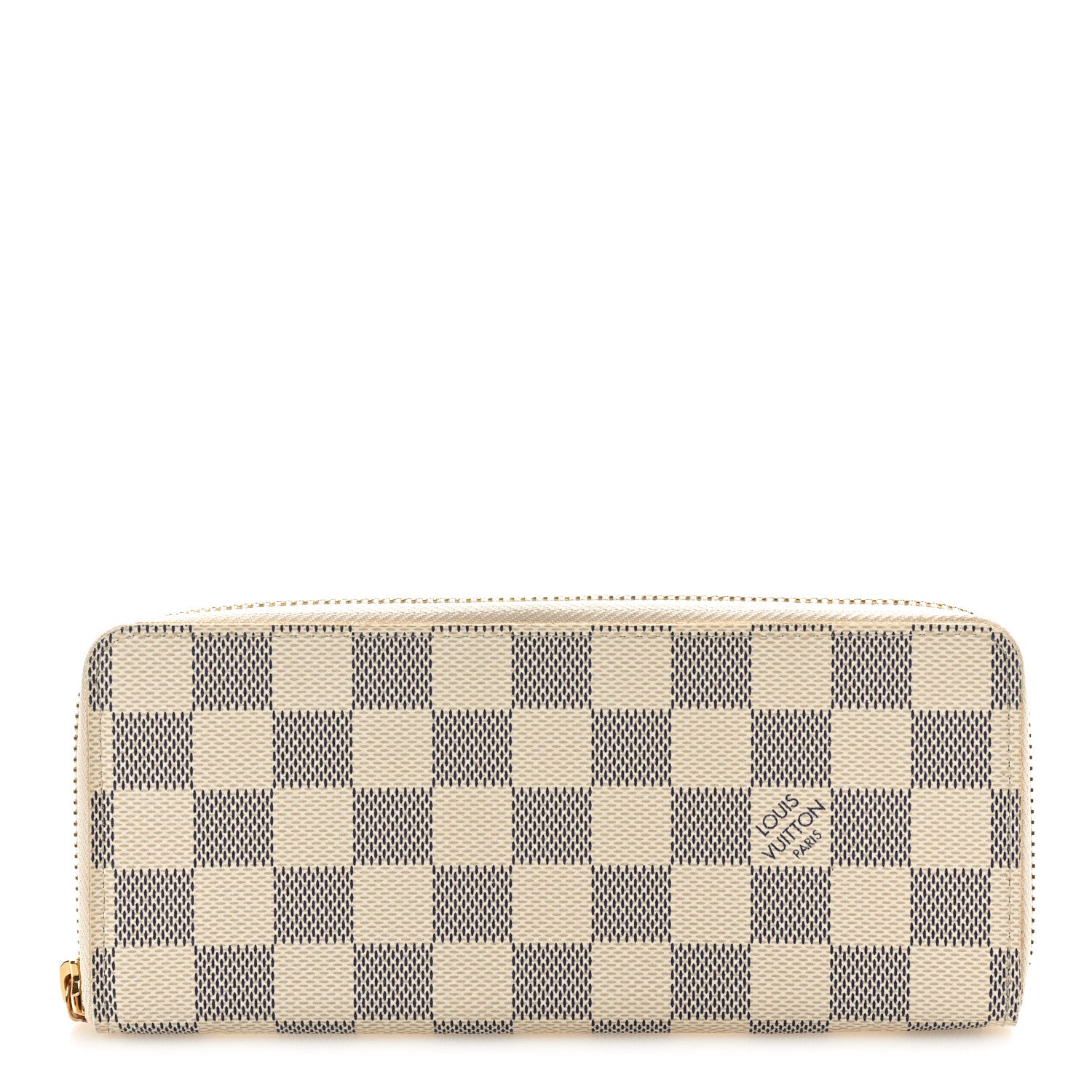 Louis Vuitton Damier Azur Clemence Wallet Rose Ballerine 1 of 8