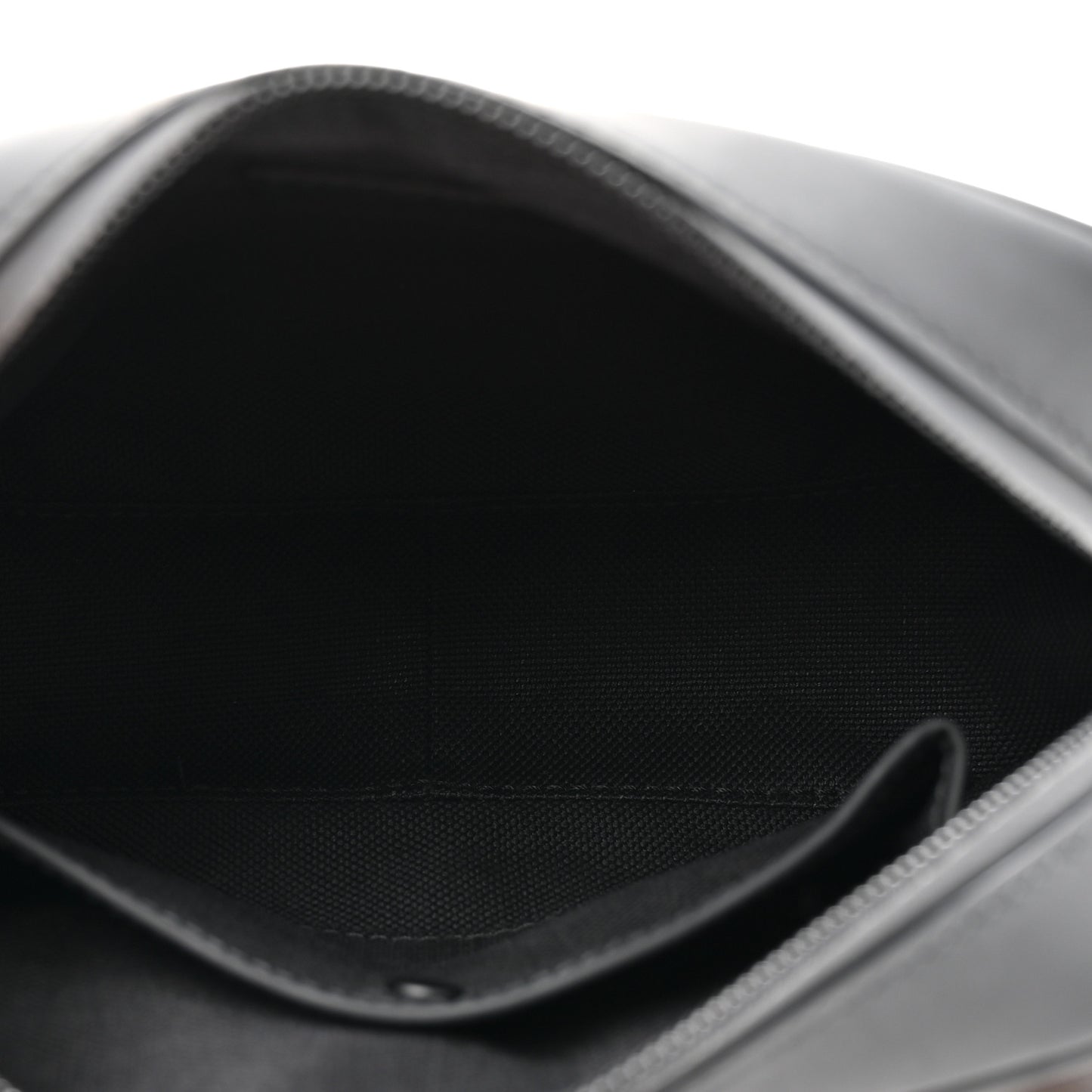 Rubber Effect Calfskin GG Mini Crossbody Bag Black