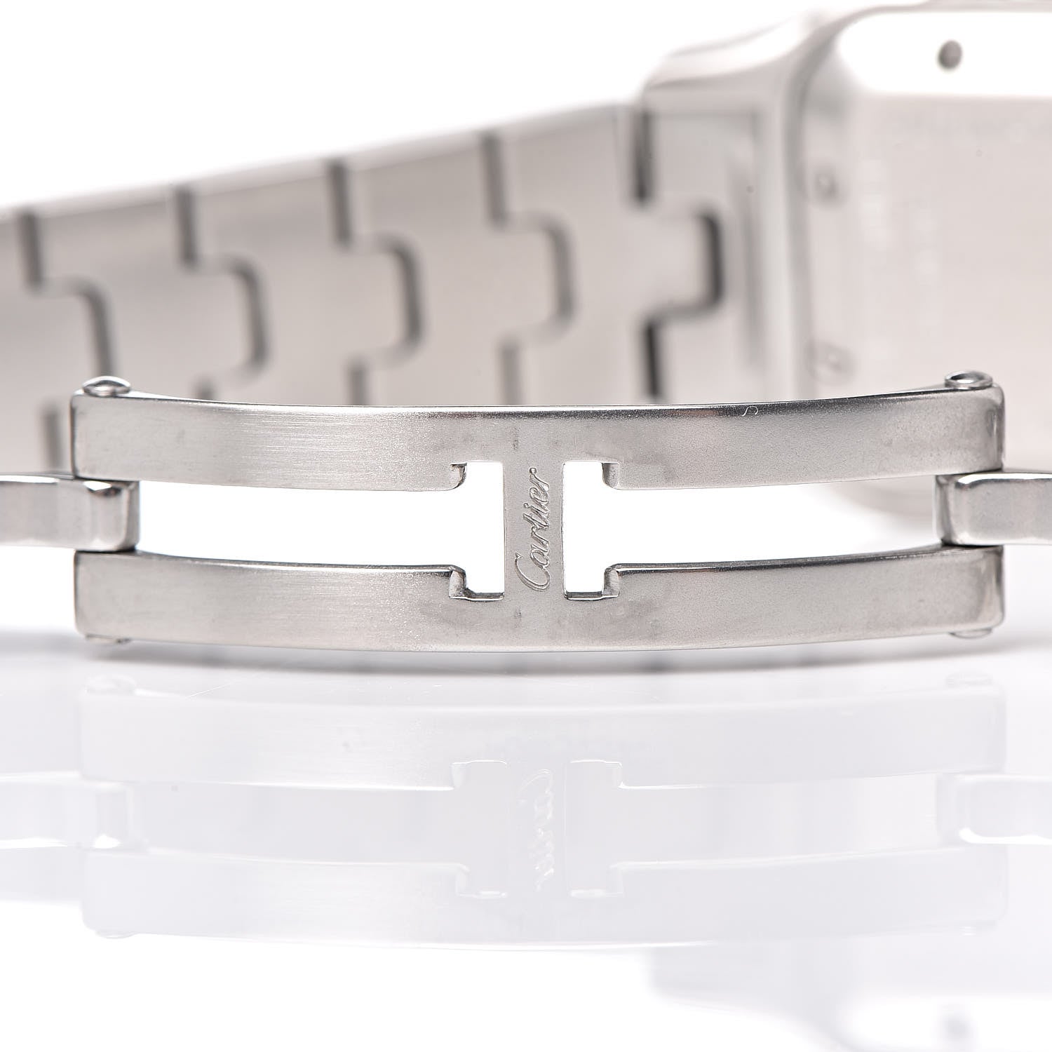 Cartier Stainless Steel 24mm Santos de Galbee Automatic Watch 7 of 9