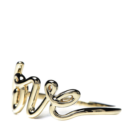Tiffany 18K Yellow Gold Paloma's Graffiti Love Ring 57 8 3 of 6