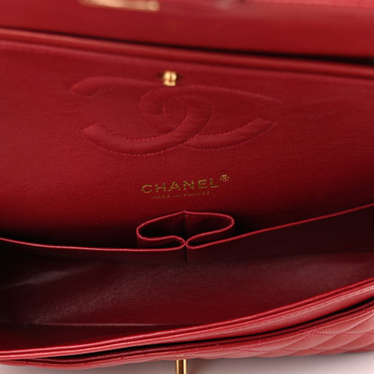 Chanel Lambskin Quilted Medium Double Flap Dark Bordeaux 5 of 11