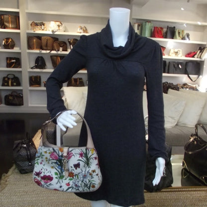 Gucci Canvas Floral Flora Small Jackie O Hobo White 2 of 10