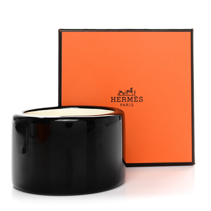 Hermes Lacquered Wood Assam Bracelet S Black White 5 of 5