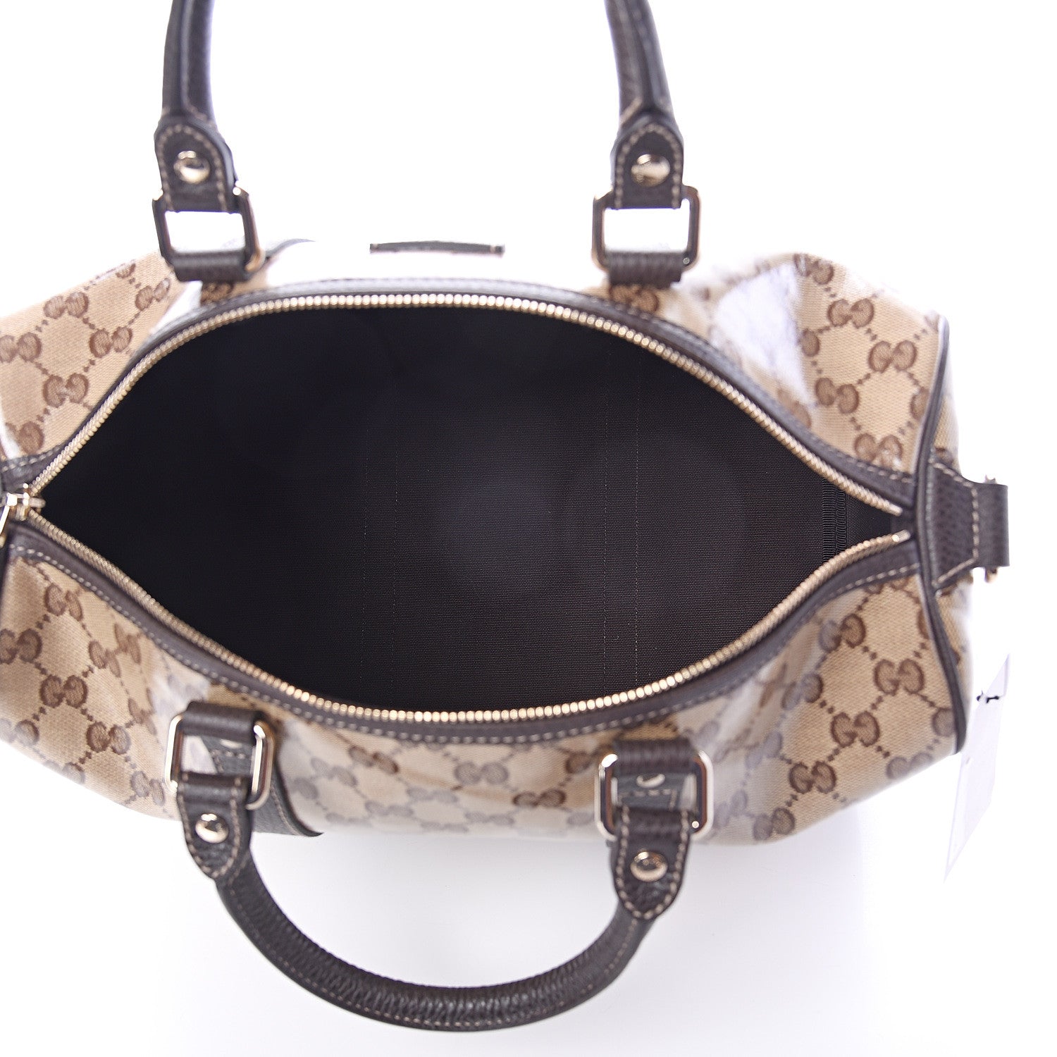 Gucci Crystal Monogram Medium Joy Boston Dark Brown 4 of 7