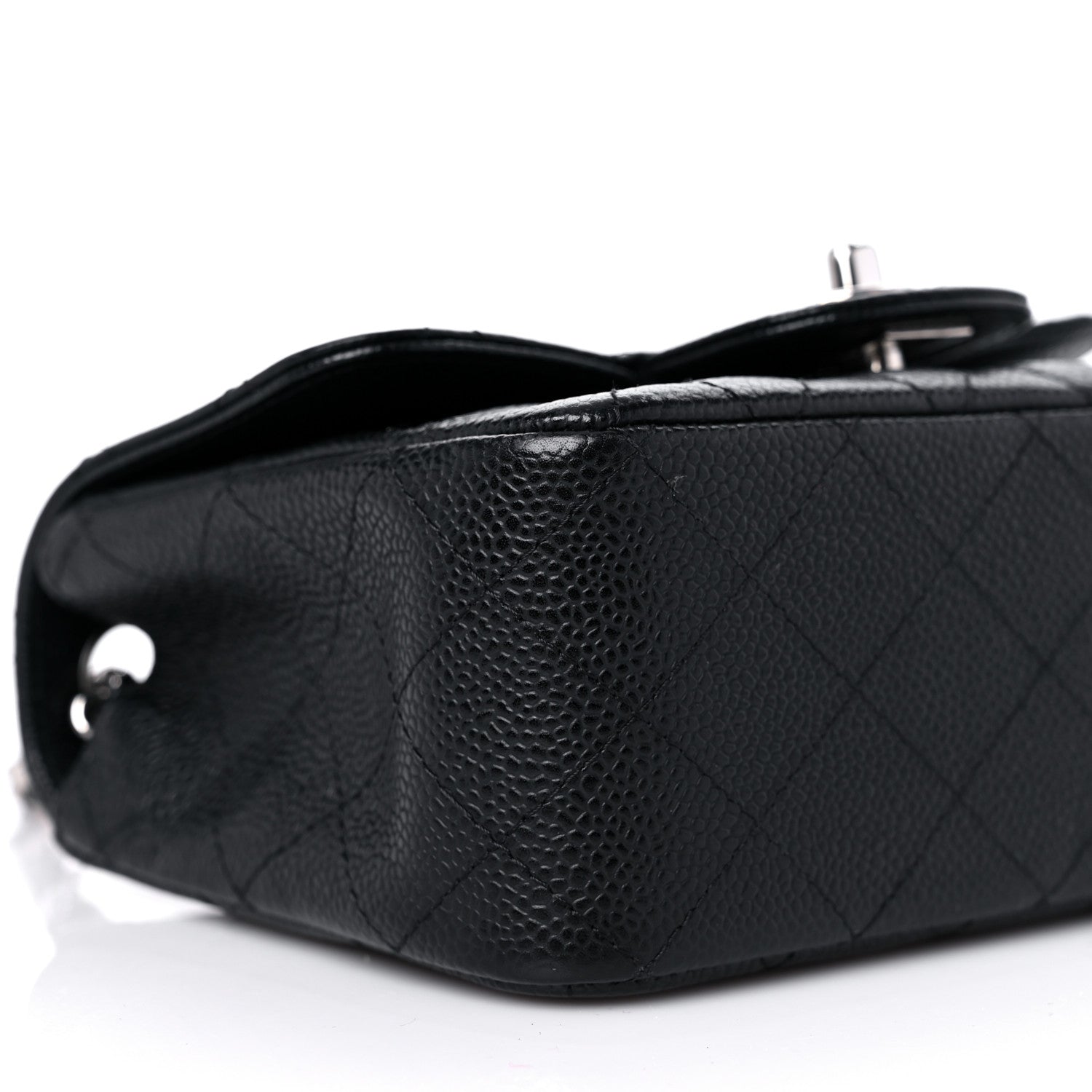 Chanel Caviar Quilted Mini Square Flap Black 8 of 9