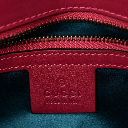 Gucci Velvet Matelasse Small GG Marmont Shoulder Bag Light Raspberry Rose 6 of 10