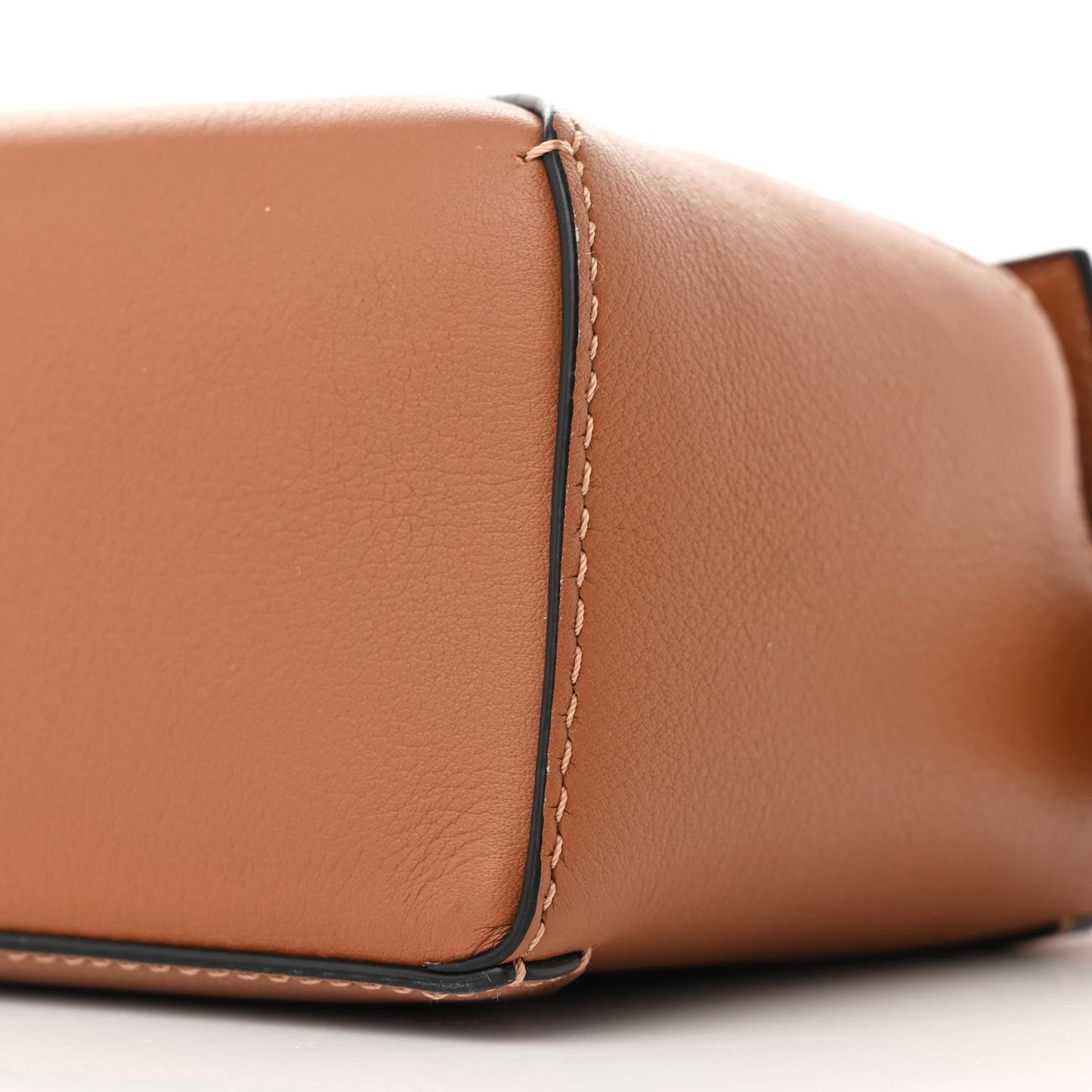 Calfskin Mini Puzzle Edge Bag Tan
