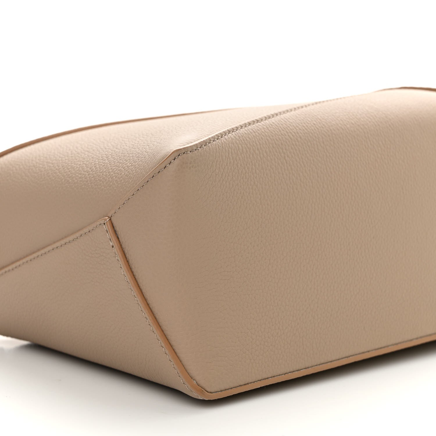 Loewe Grained Calfskin Small Puzzle Edge Bag Sand 9 of 10