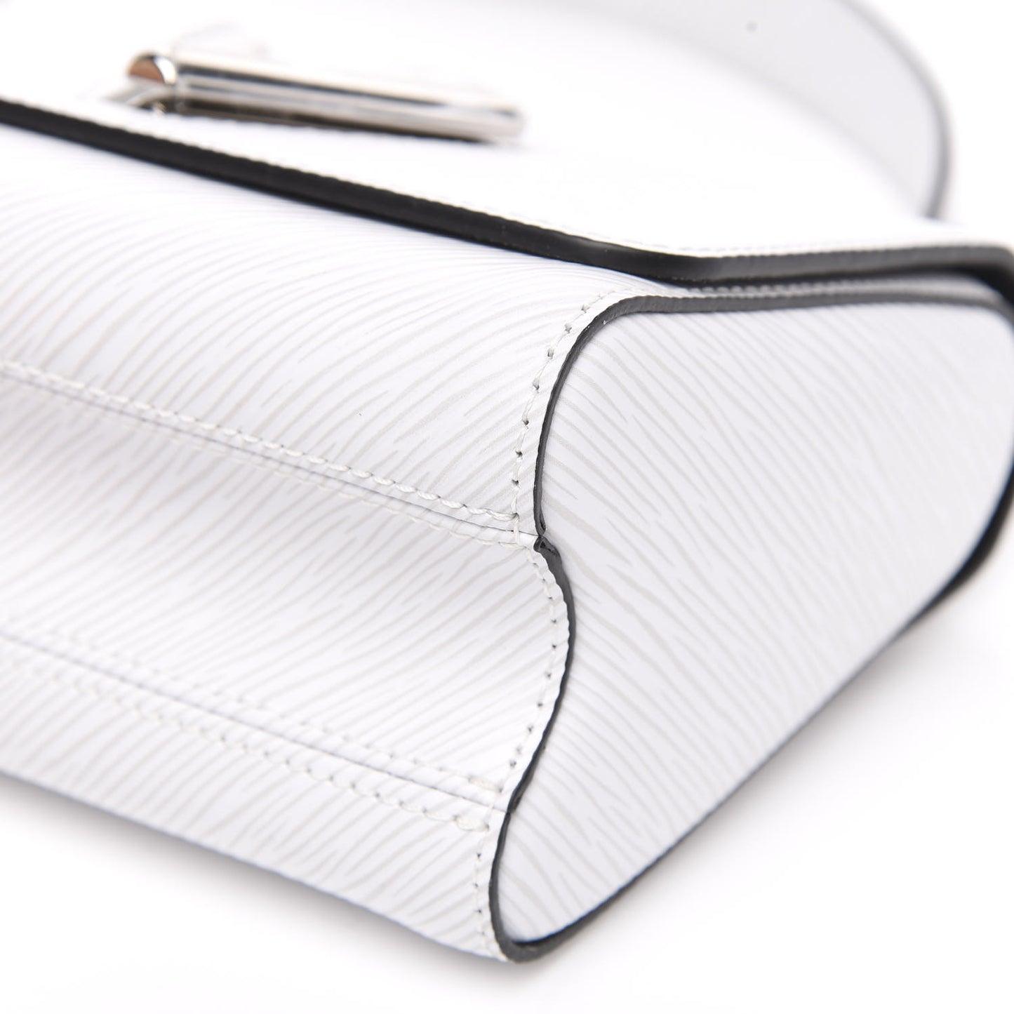 Epi Flower Jewels Twist Shoulder Bag PM White