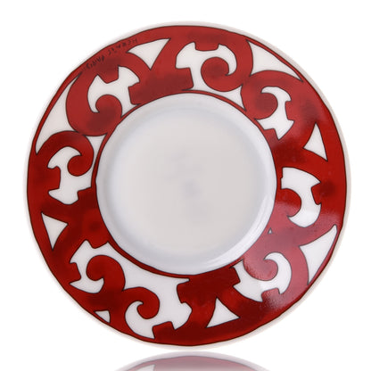 Hermes Porcelain Balcon du Guadalquivir Tea Cup and Saucer Set of 2 3 of 6