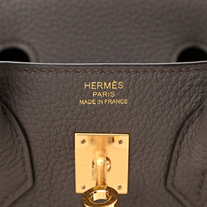 Hermes Togo Birkin 25 Etain 6 of 12