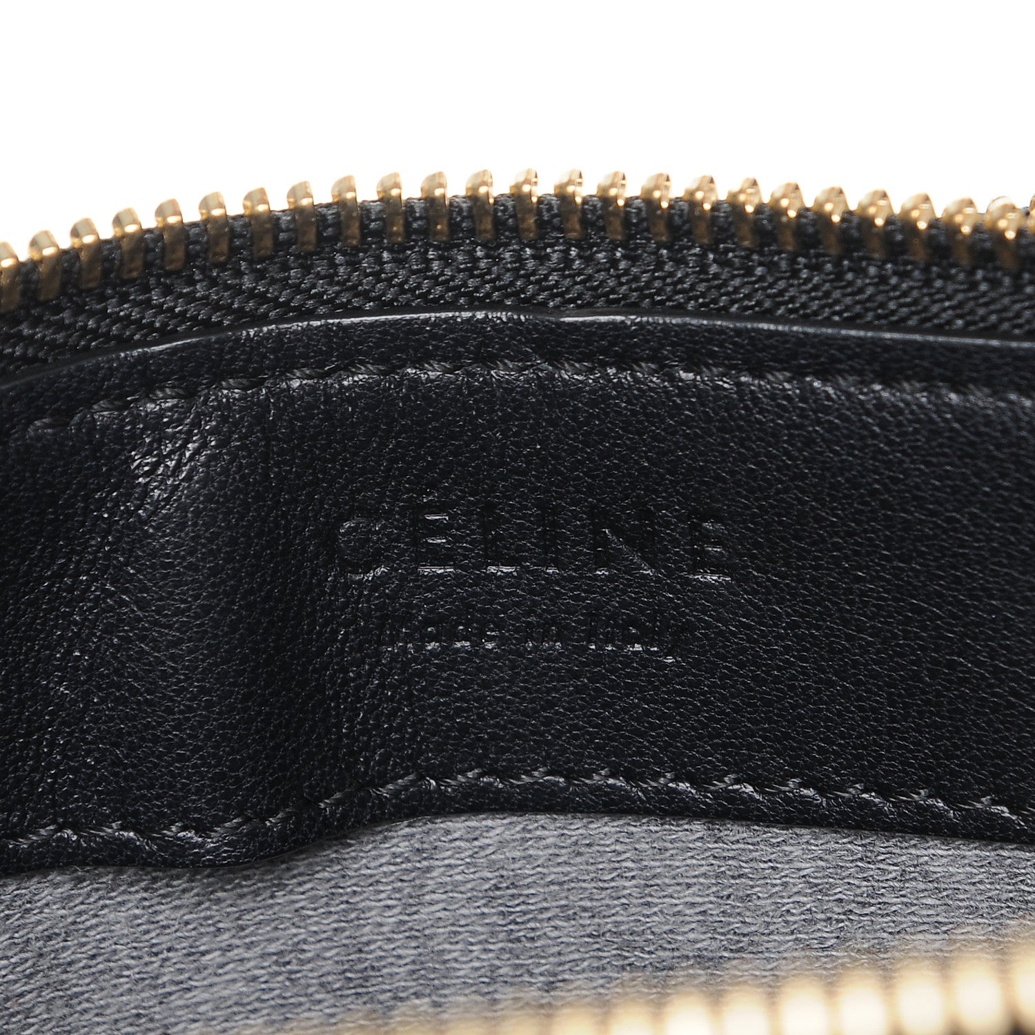 Celine Smooth Lambskin Large Trio Crossbody Bag Navy Blue 6 of 7