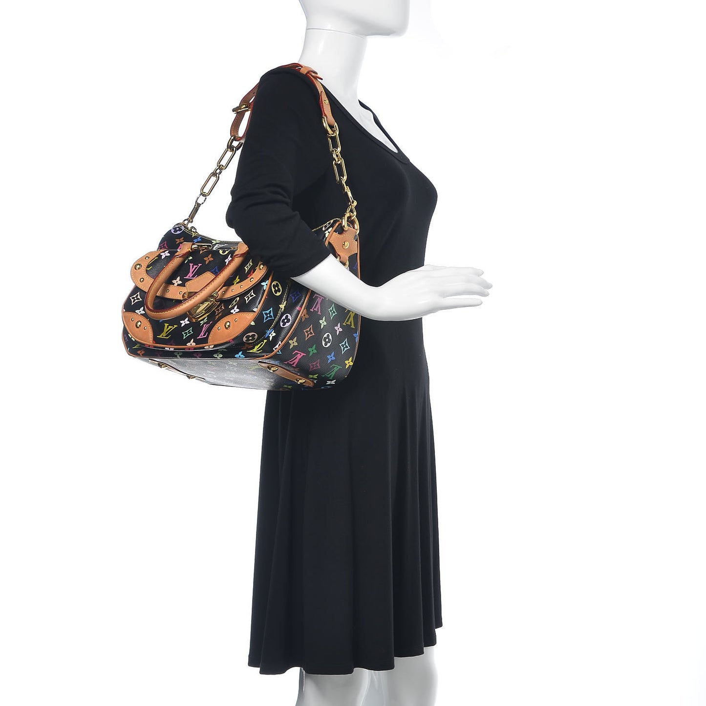 Monogram Multicolor Rita Black