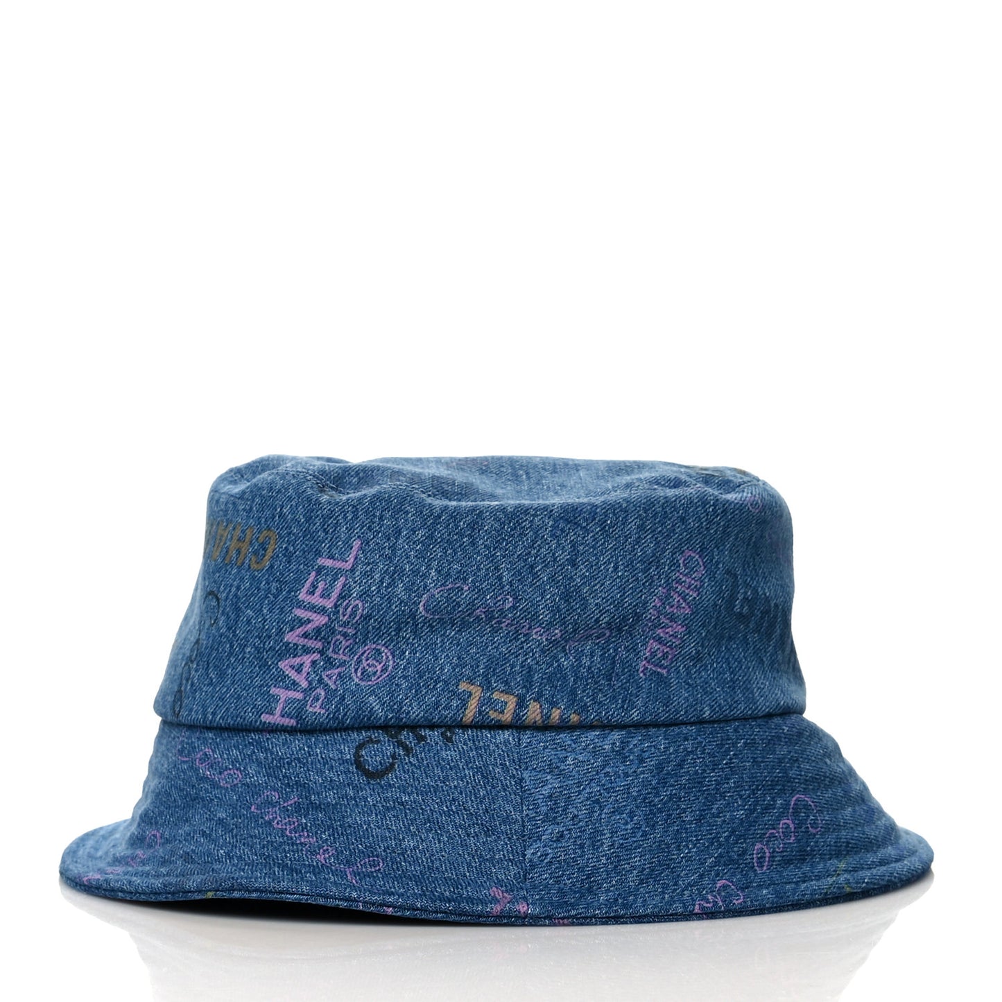 Denim Mood Cloche Bucket Hat L Blue