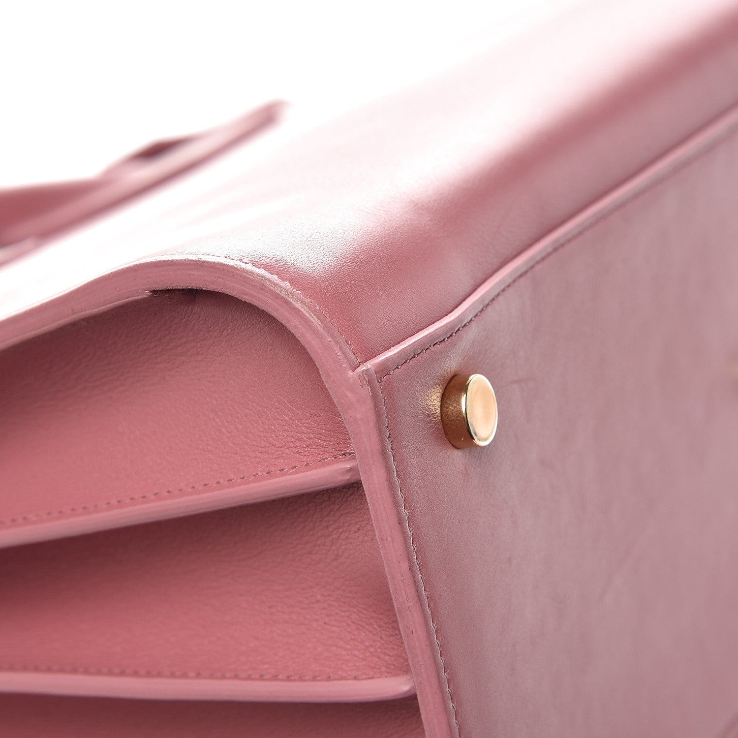 Saint Laurent Calfskin Small Sac De Jour Dark Rose 11 of 12