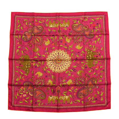 Hermes Silk Carre Kantha Scarf 90 1 of 3