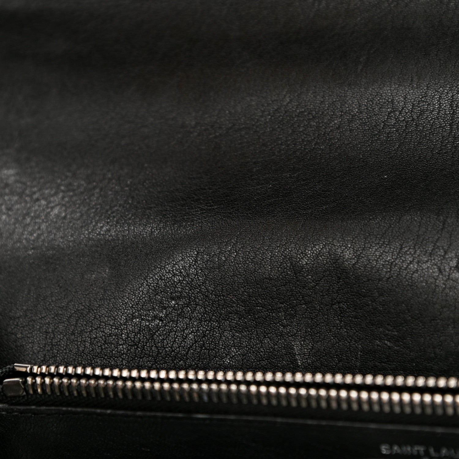 Saint Laurent Calfskin Diamond Quilted Monogram Large College Bag Black 10 of 10